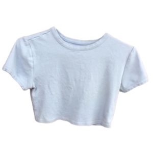Urban Outfitters Crop Top in LIght Sky Blue Size Medium